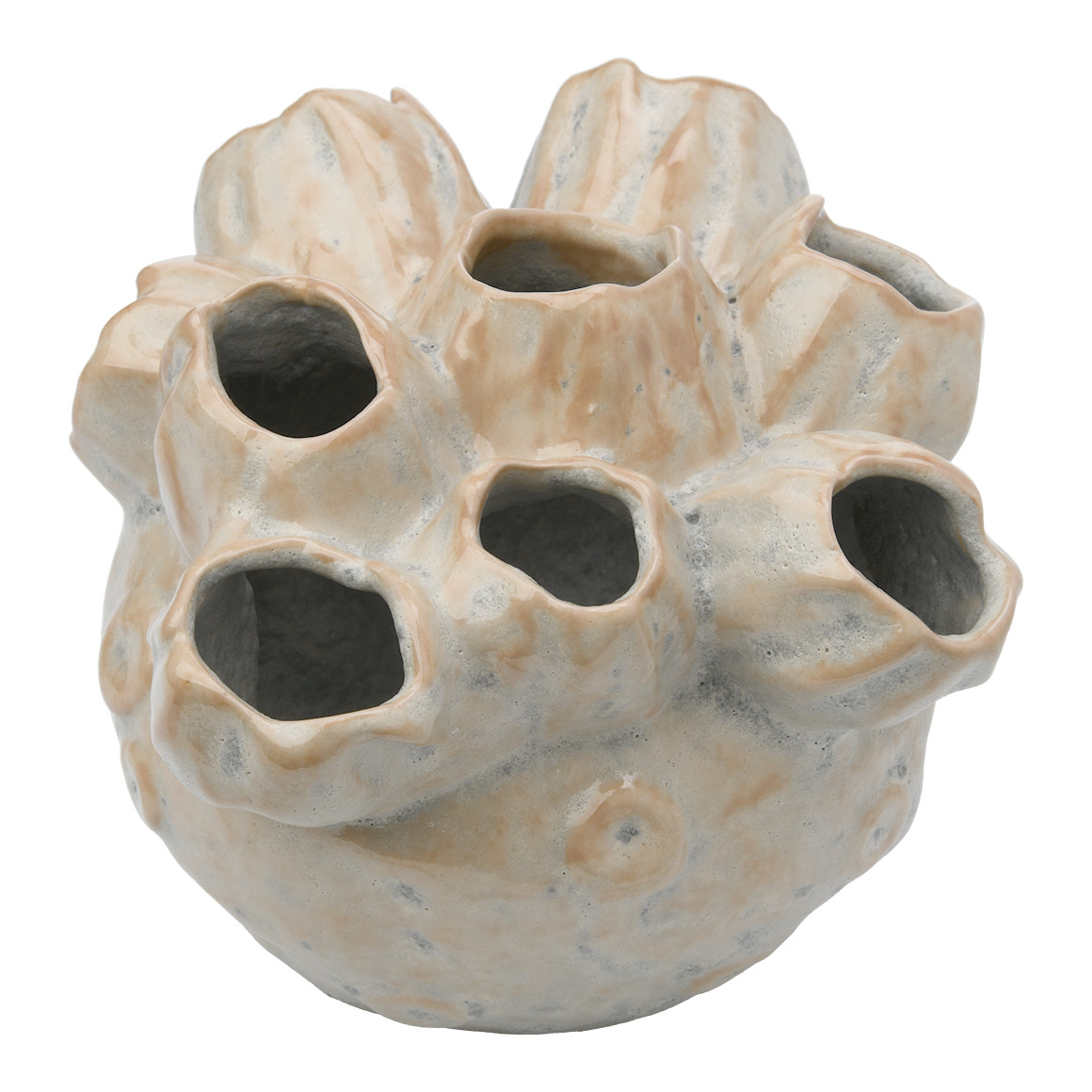 Vase in Korallen-Optik