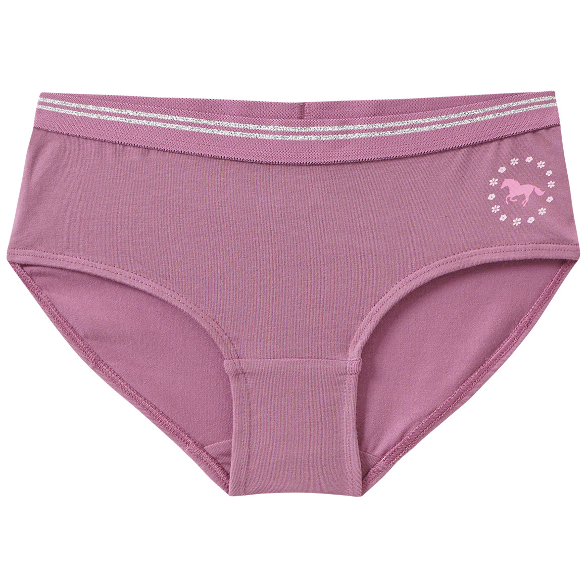 5 Mädchen Pantys mit Pferde-Motiven