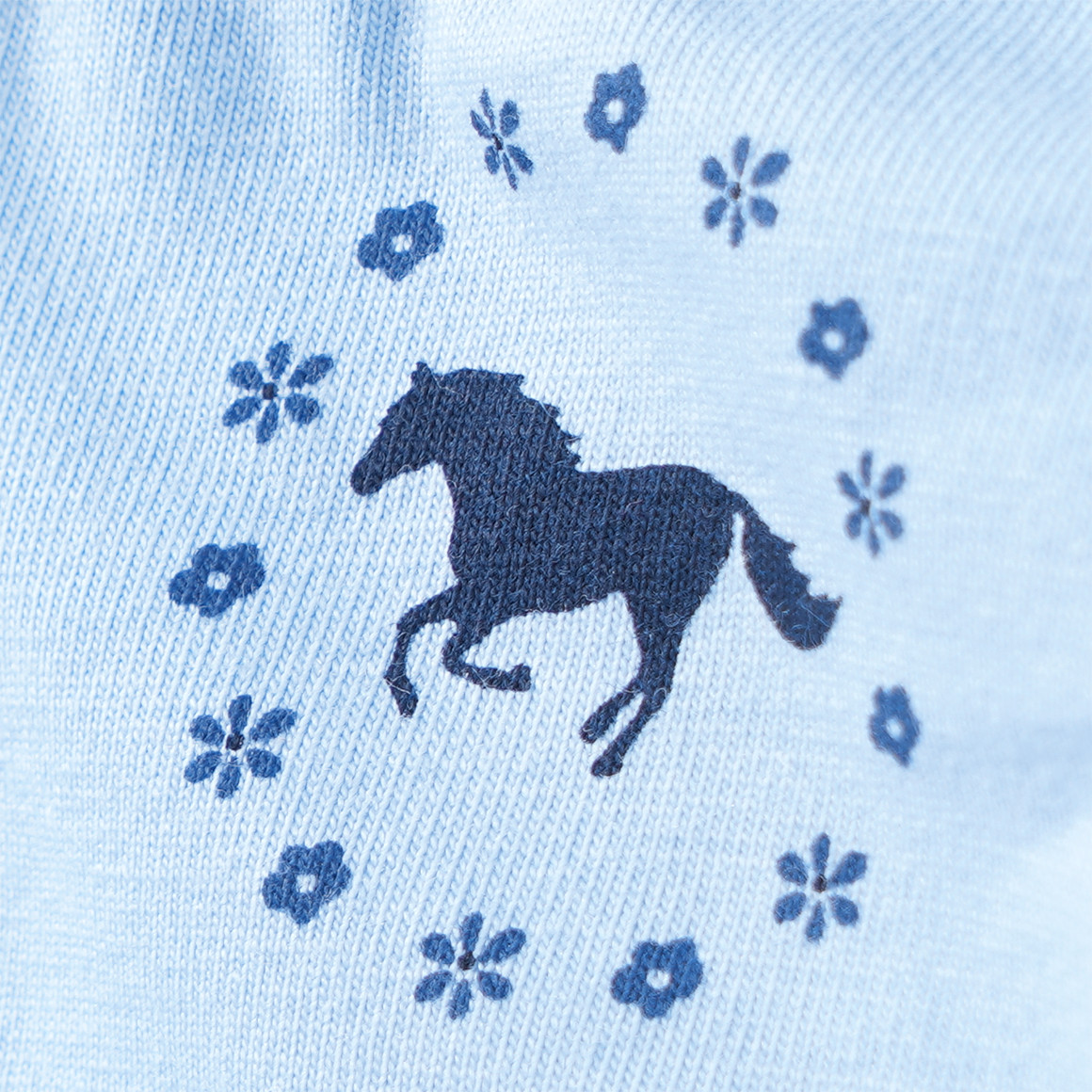 5 Mädchen Pantys mit Pferde-Motiven
