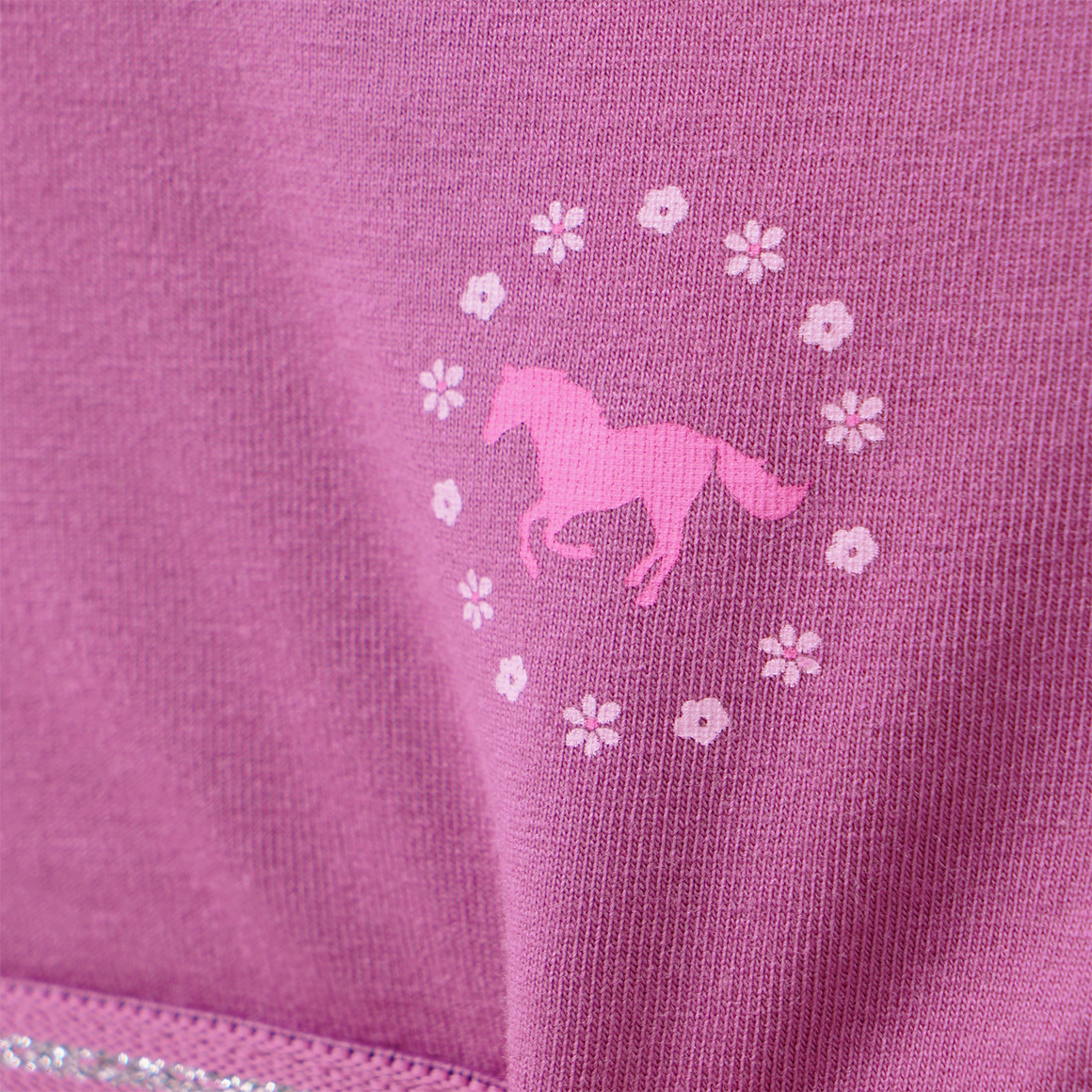 2 Mädchen Bustiers mit Pferde-Motiven