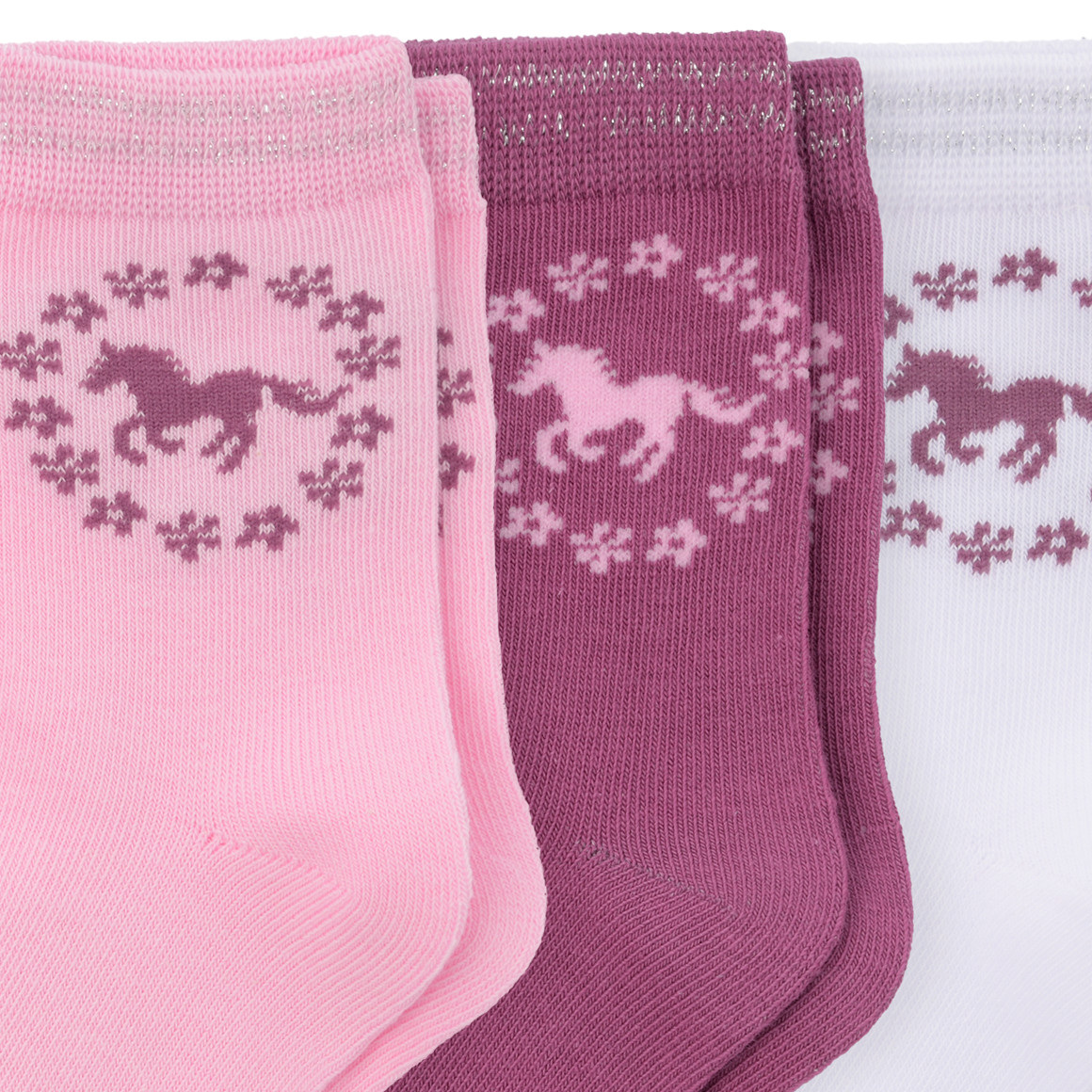 5 Paar Mädchen Socken mit Bio-Baumwolle