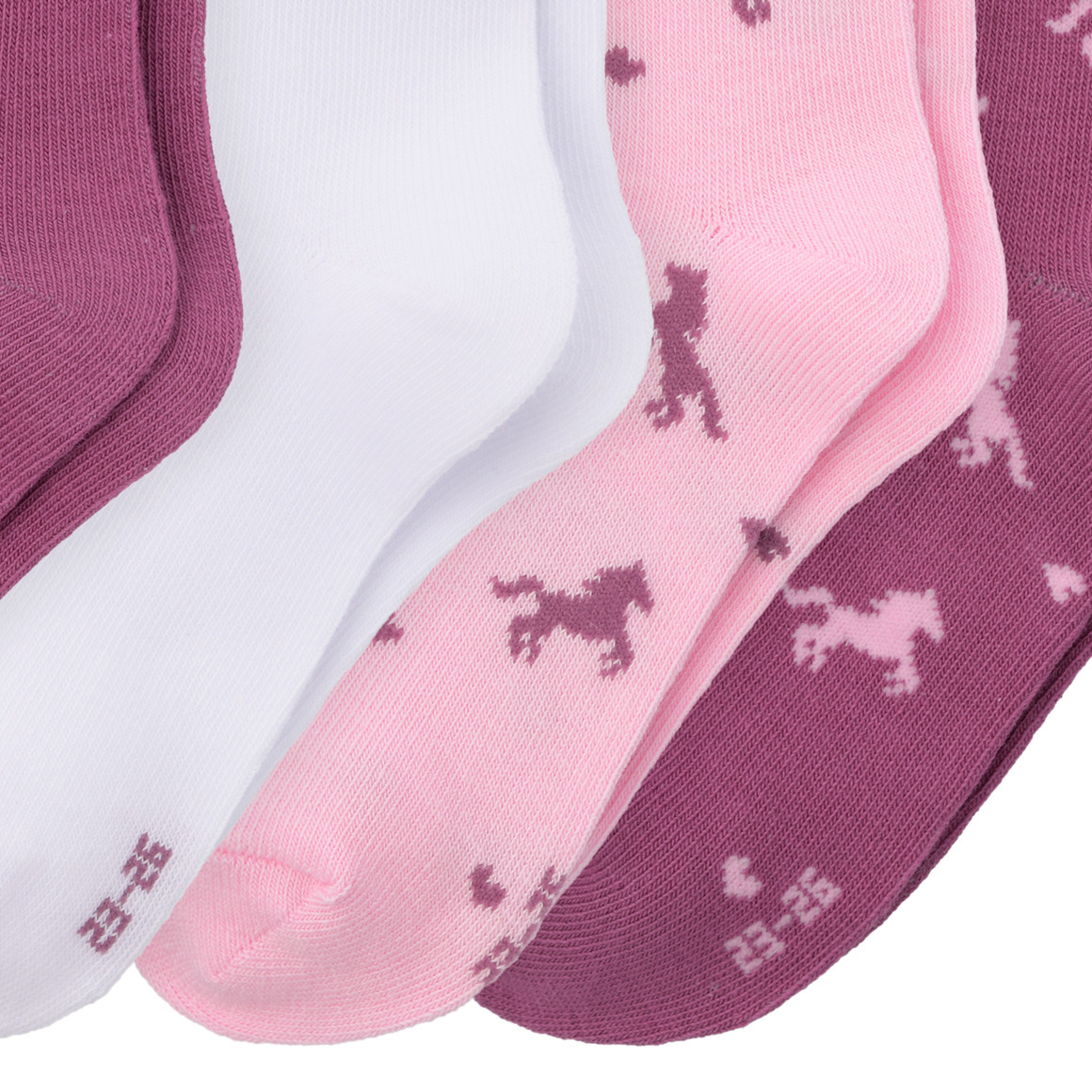 5 Paar Mädchen Socken mit Bio-Baumwolle