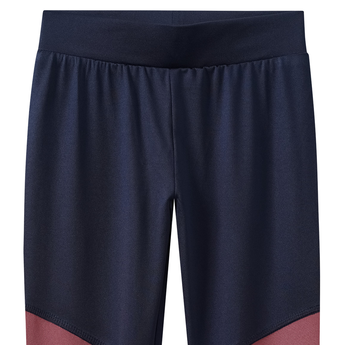 Mädchen Sport-Leggings mit Farbteiler