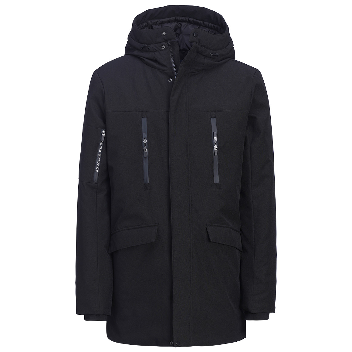 Herren Parka mit Kapuze