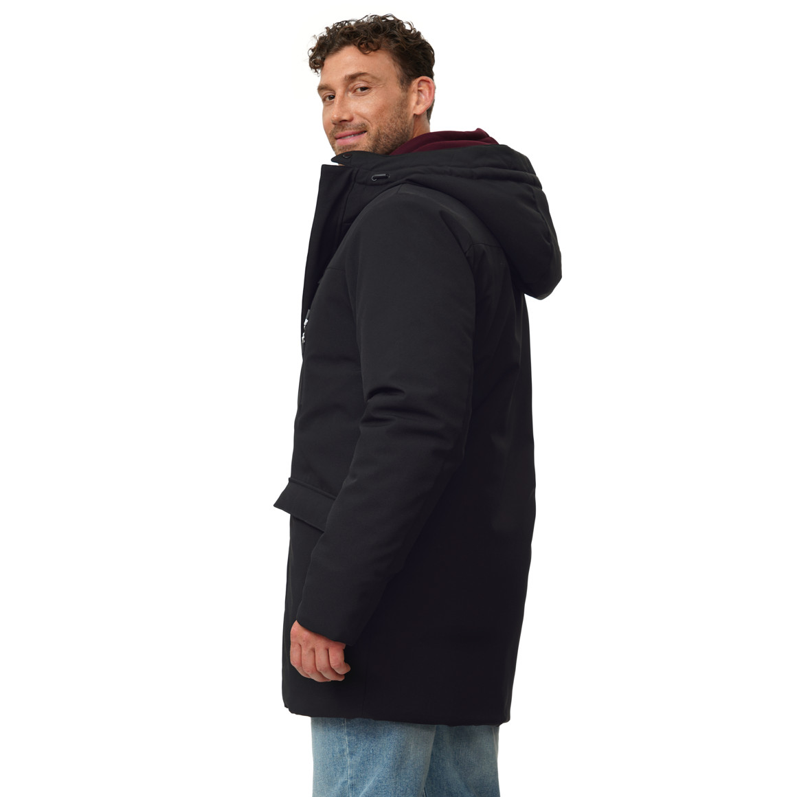 Herren Parka mit Kapuze
