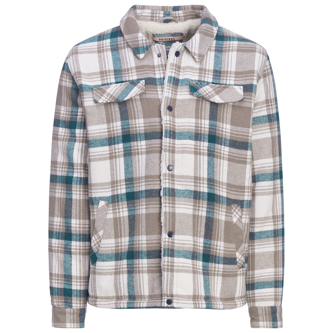 Herren Flanell-Jacke mit Karo-Muster
