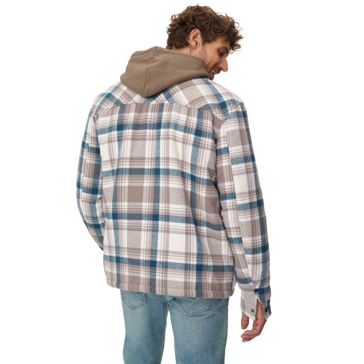 Herren Flanell-Jacke mit Karo-Muster