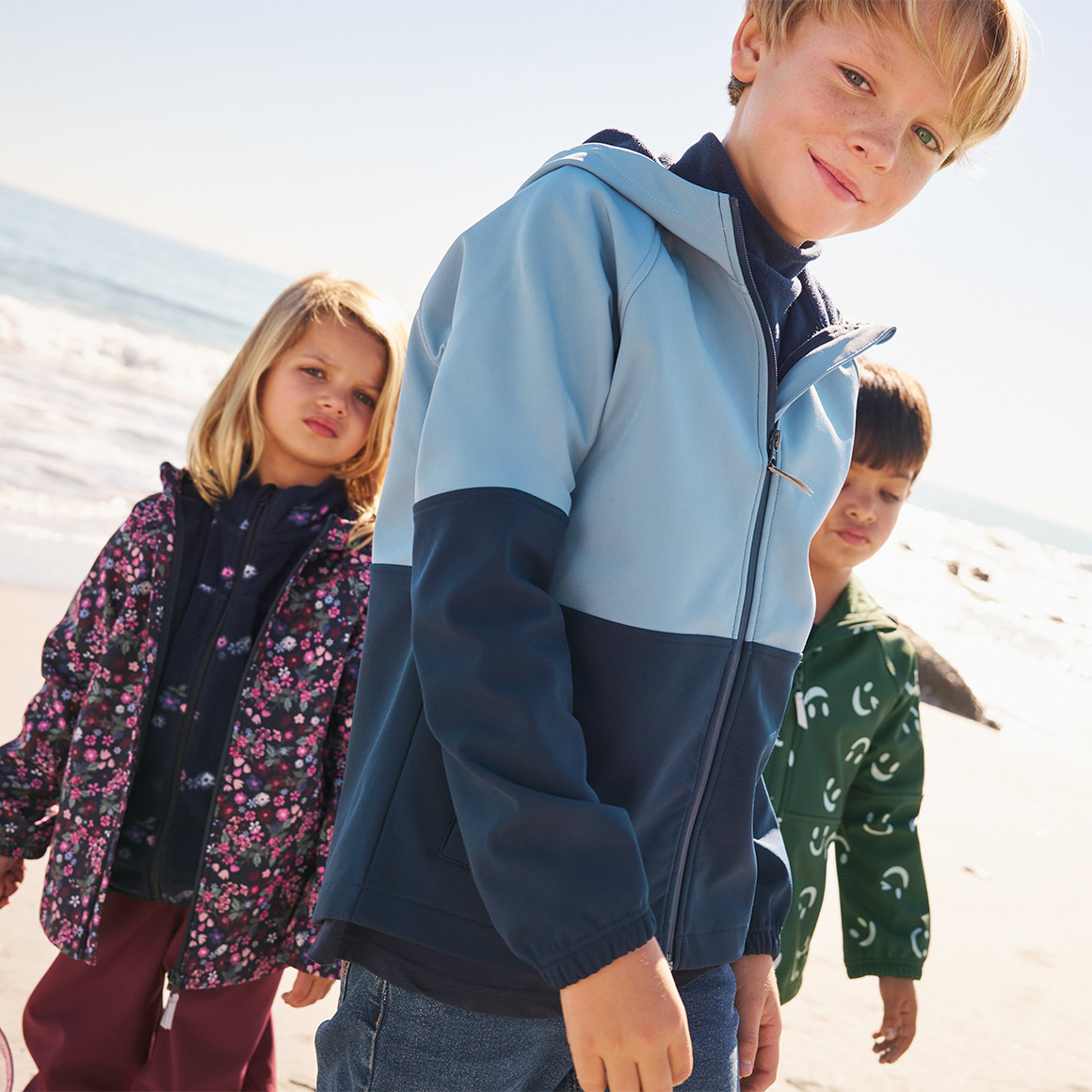 Jungen Softshelljacke mit Futter