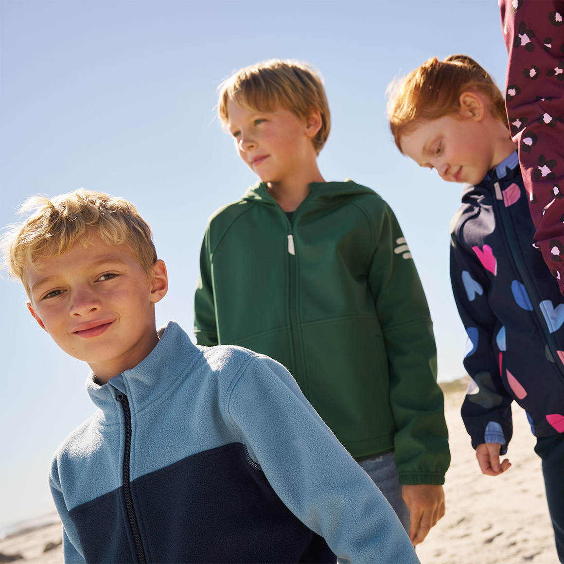 Jungen Softshelljacke mit Futter
