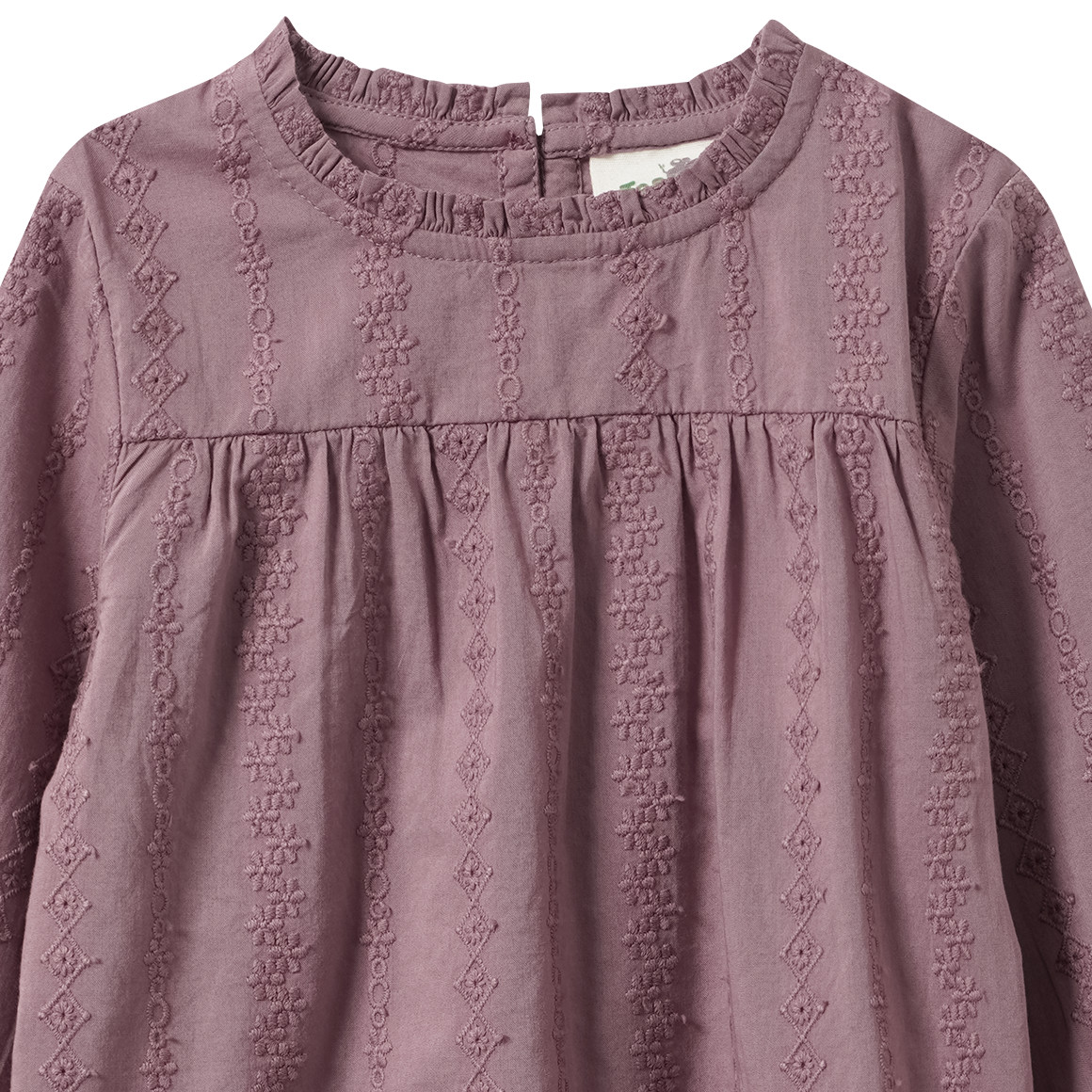 Bluse Bluse mit Stickerei