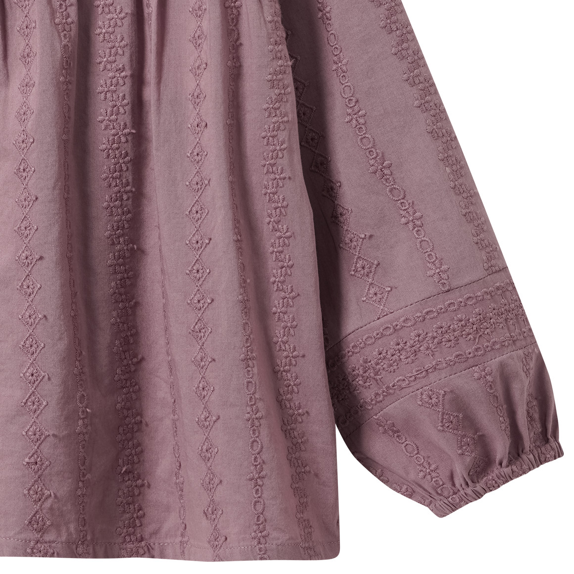 Bluse Bluse mit Stickerei
