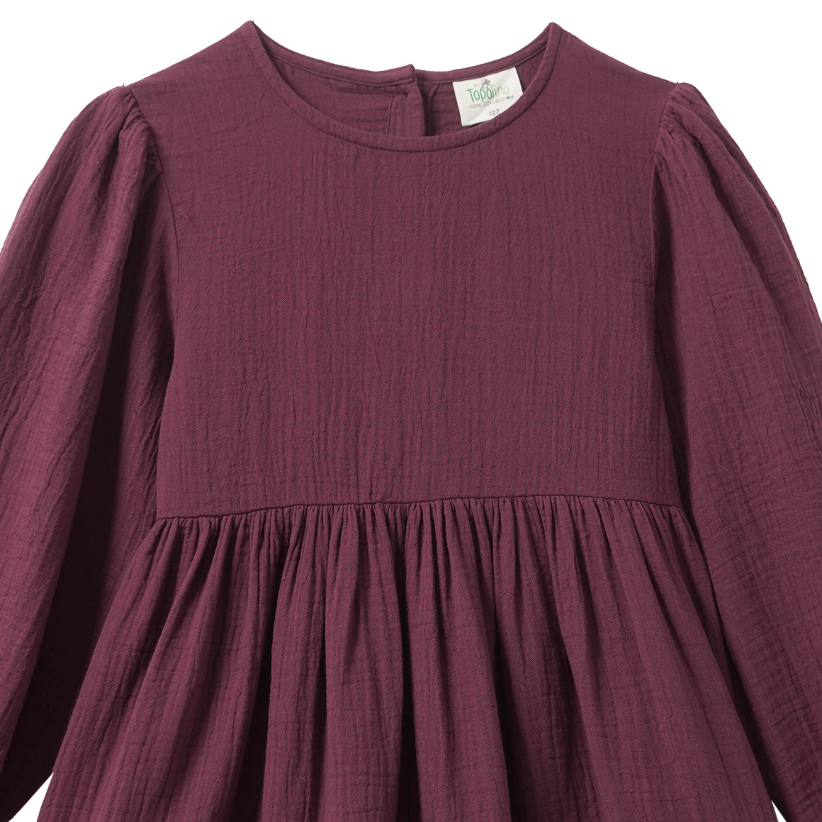 Mädchen Musselin-Kleid mit Volant