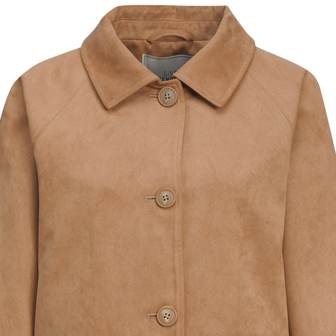 Damen Jacke in Veloursleder-Optik