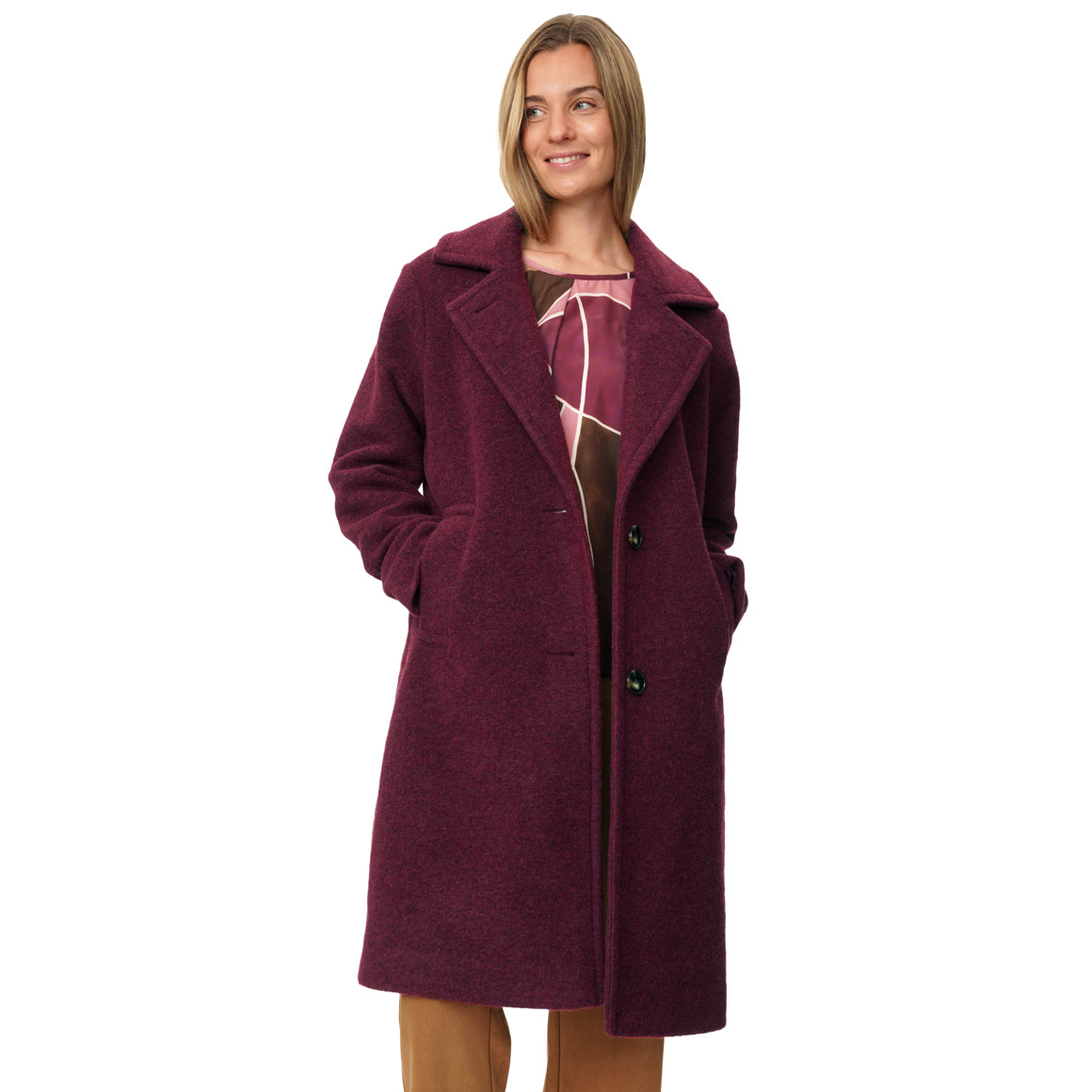 Damen Mantel mit Woll-Anteil