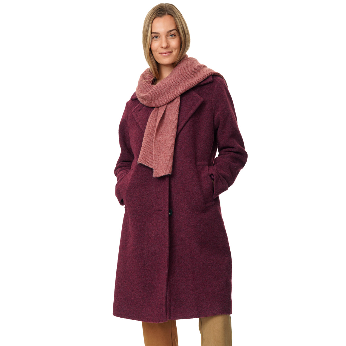 Damen Mantel mit Woll-Anteil