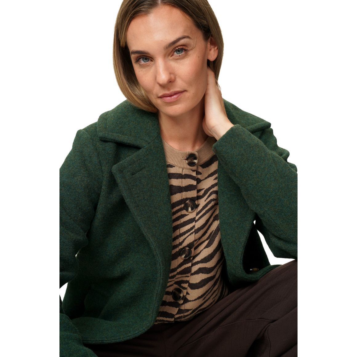 Damen Mantel mit Woll-Anteil