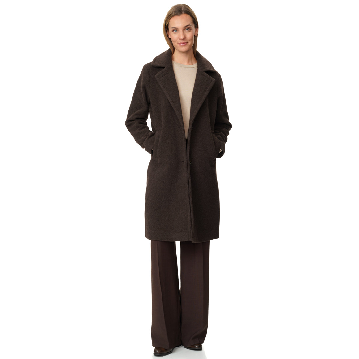 Damen Mantel mit Woll-Anteil
