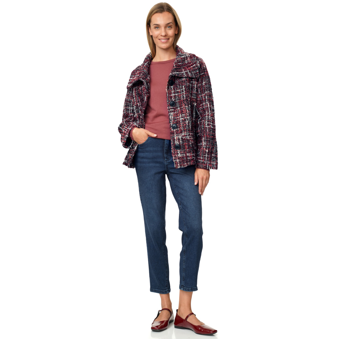 Damen Jacke mit Woll-Anteil