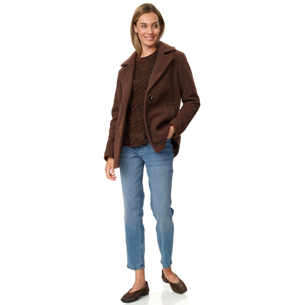 Damen Jacke mit Woll-Anteil
