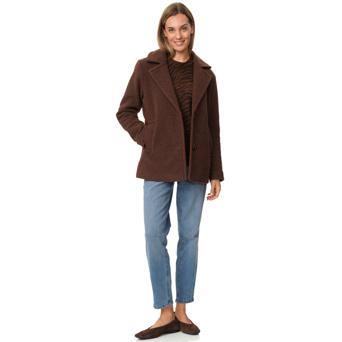 Damen Jacke mit Woll-Anteil