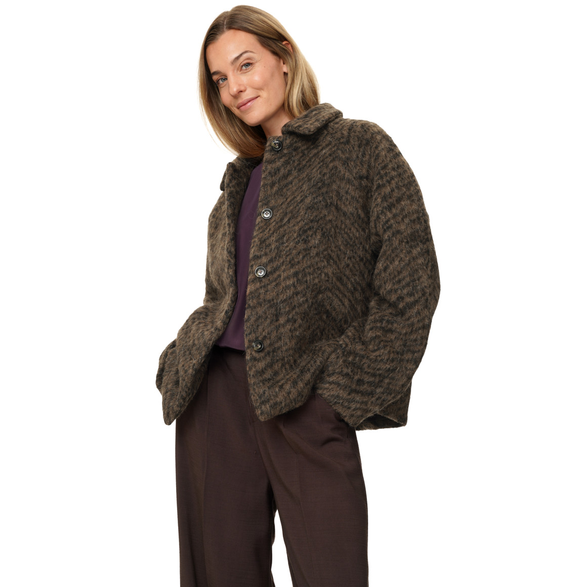 Damen Jacke mit Woll-Anteil