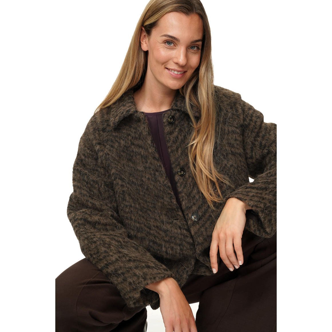 Damen Jacke mit Woll-Anteil