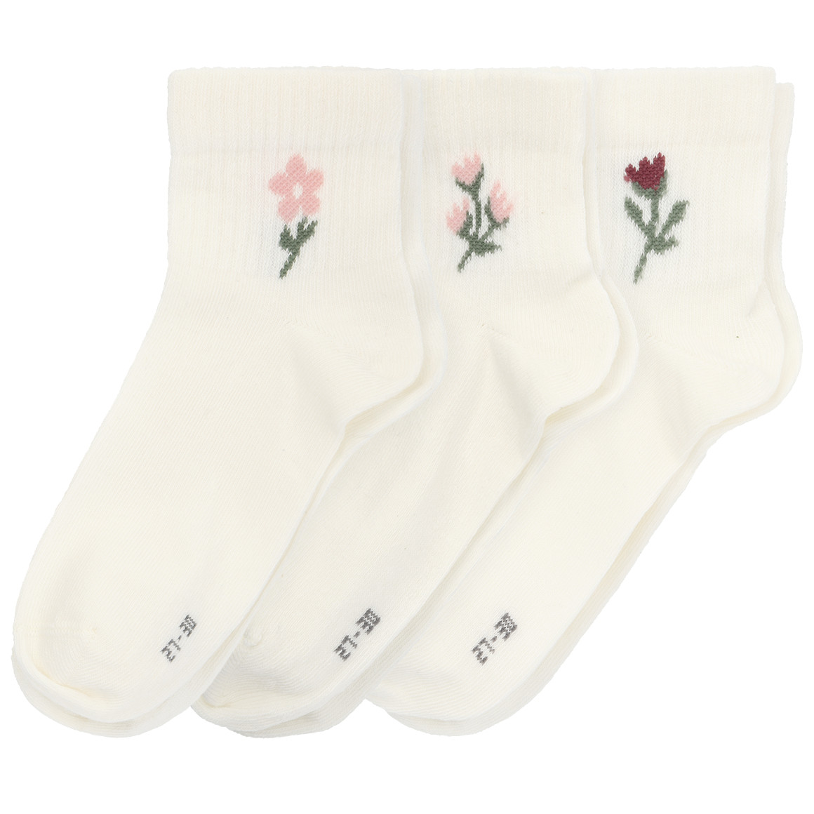 3 Paar Mädchen Kurzsocken im Set