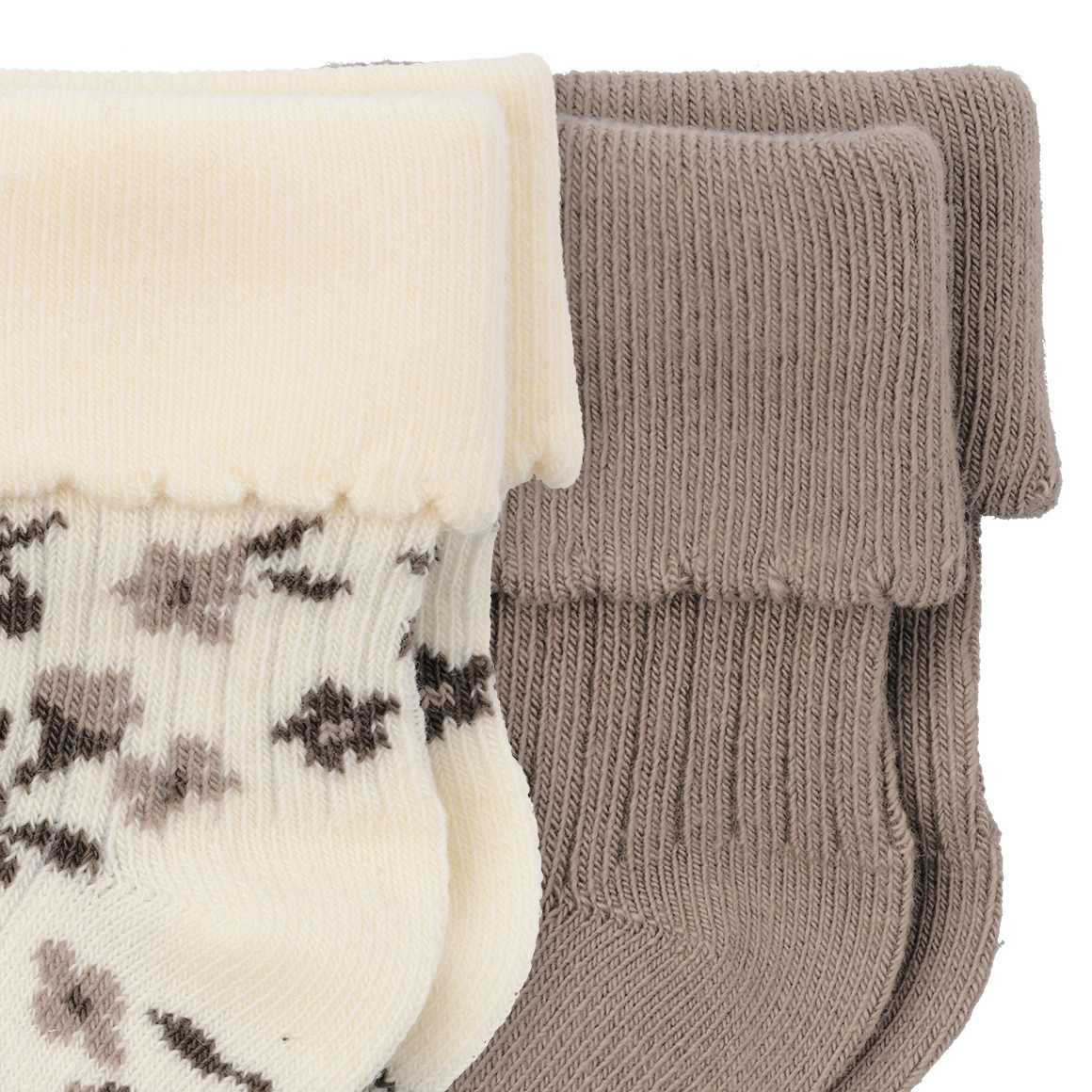 2 Paar Newborn Socken aus Bio-Baumwolle
