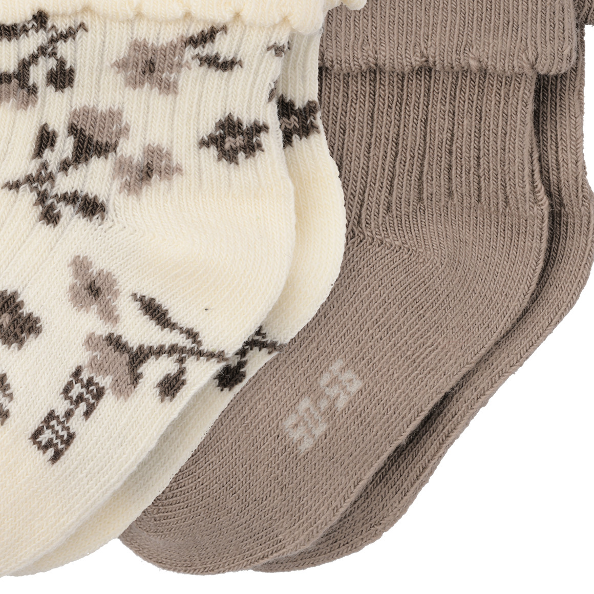 2 Paar Newborn Socken aus Bio-Baumwolle
