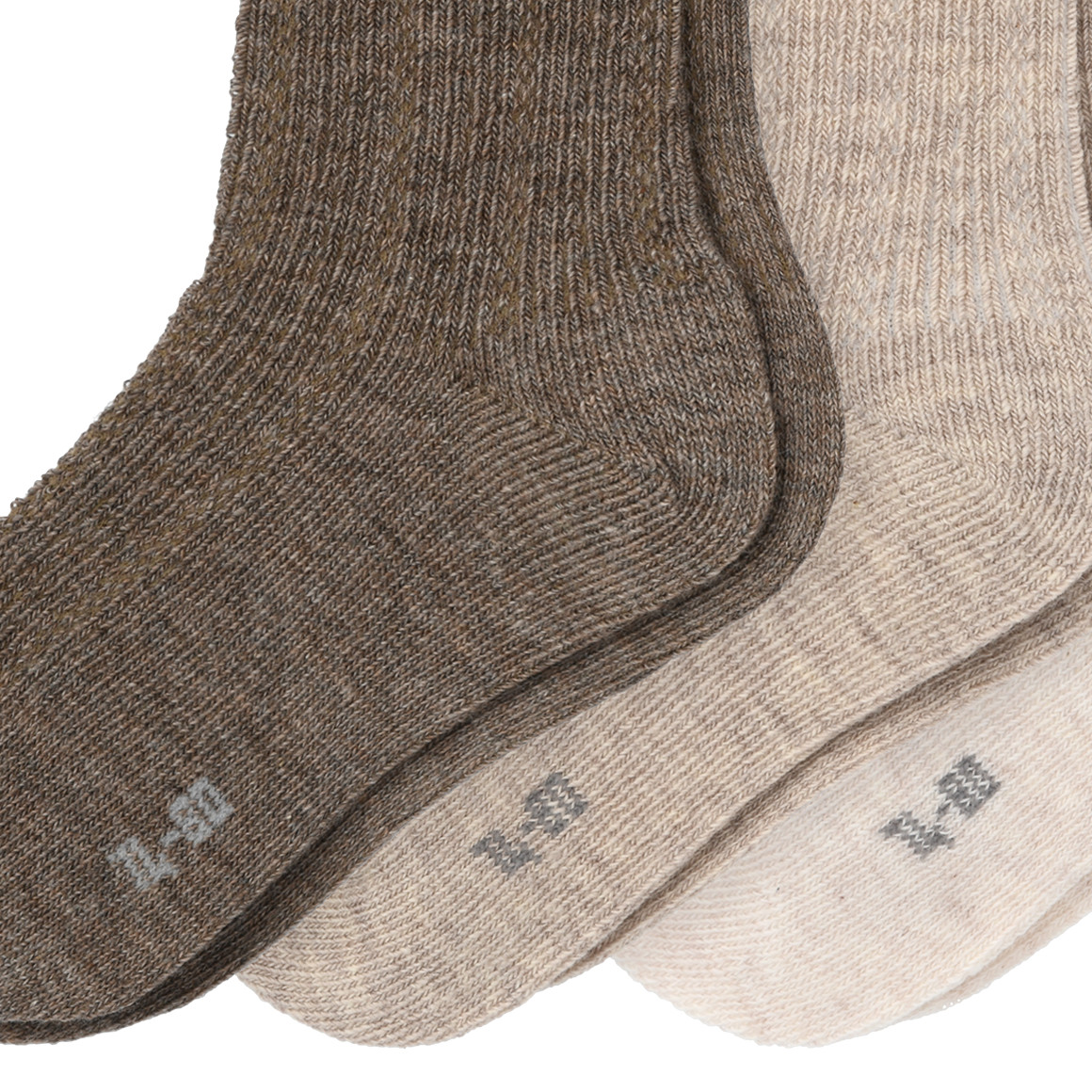 3 Paar Baby Socken mit Ajour-Muster
