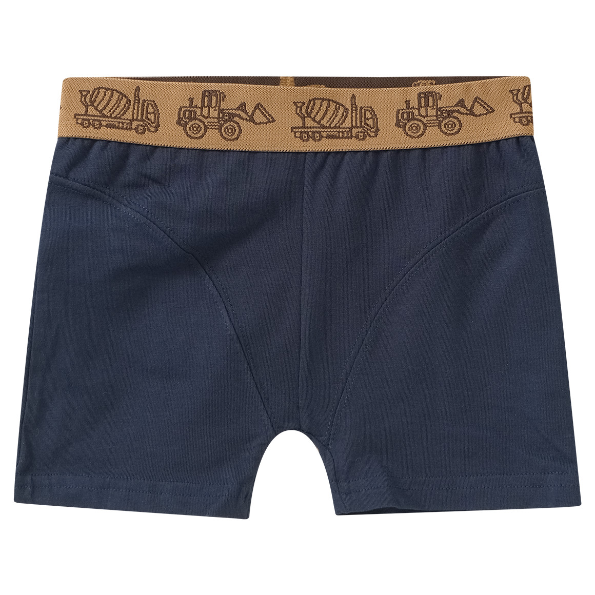 3 jongensboxers met bouwvoertuigen