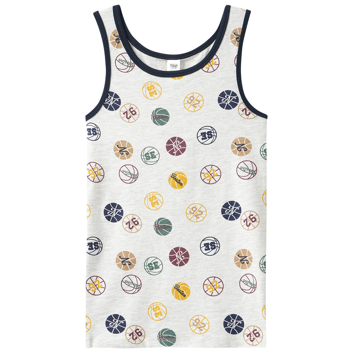 3 Jungen Unterhemden mit Sport-Motiven
