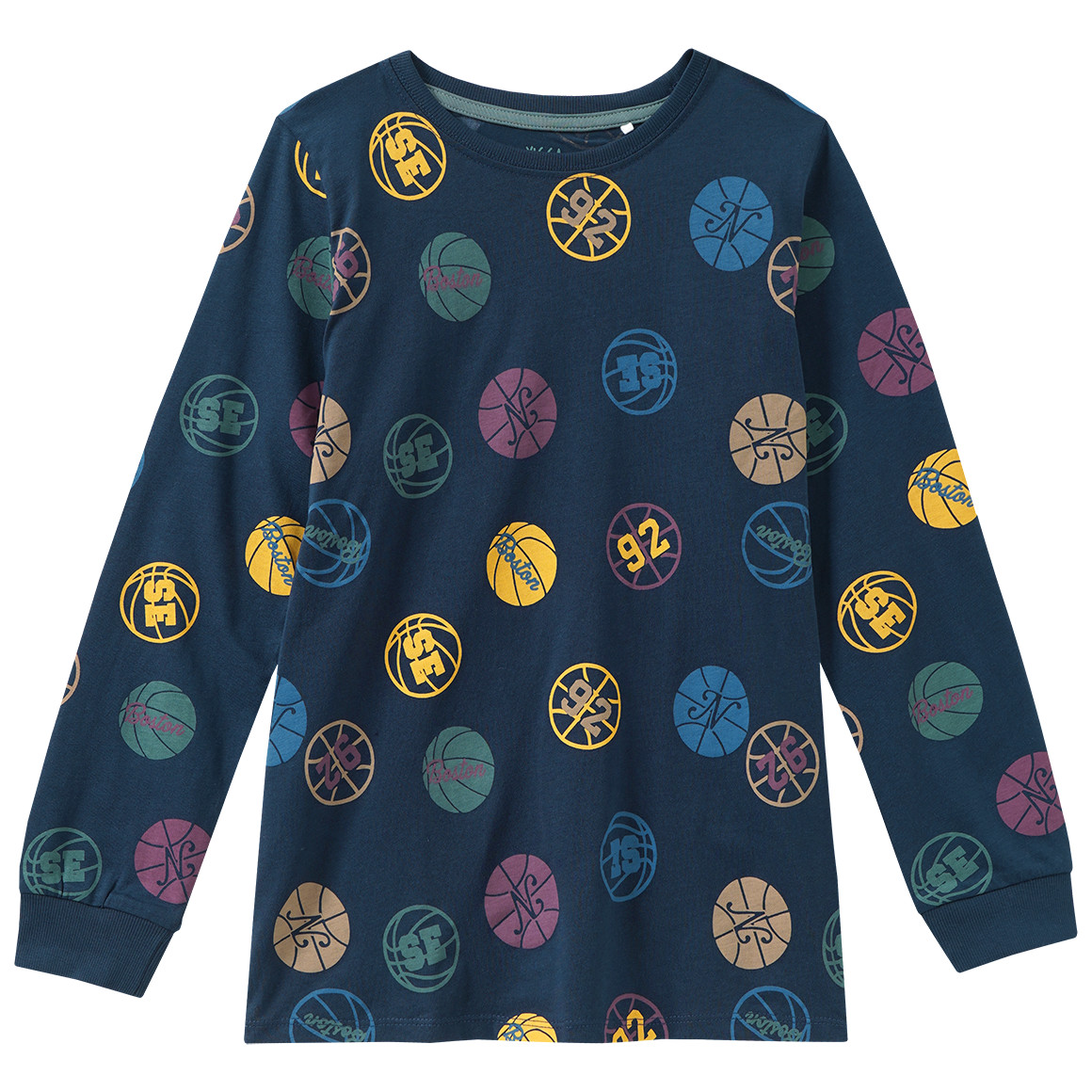Pyjama voor jongens met balmotieven