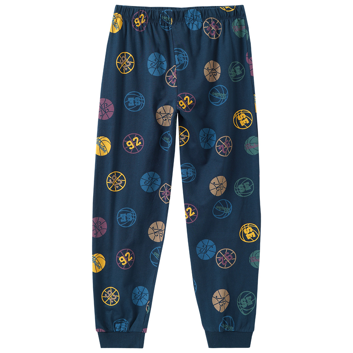 Pyjama voor jongens met balmotieven