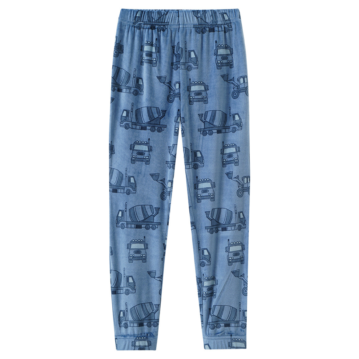 Jungen Schlafanzug mit Baufahrzeugen