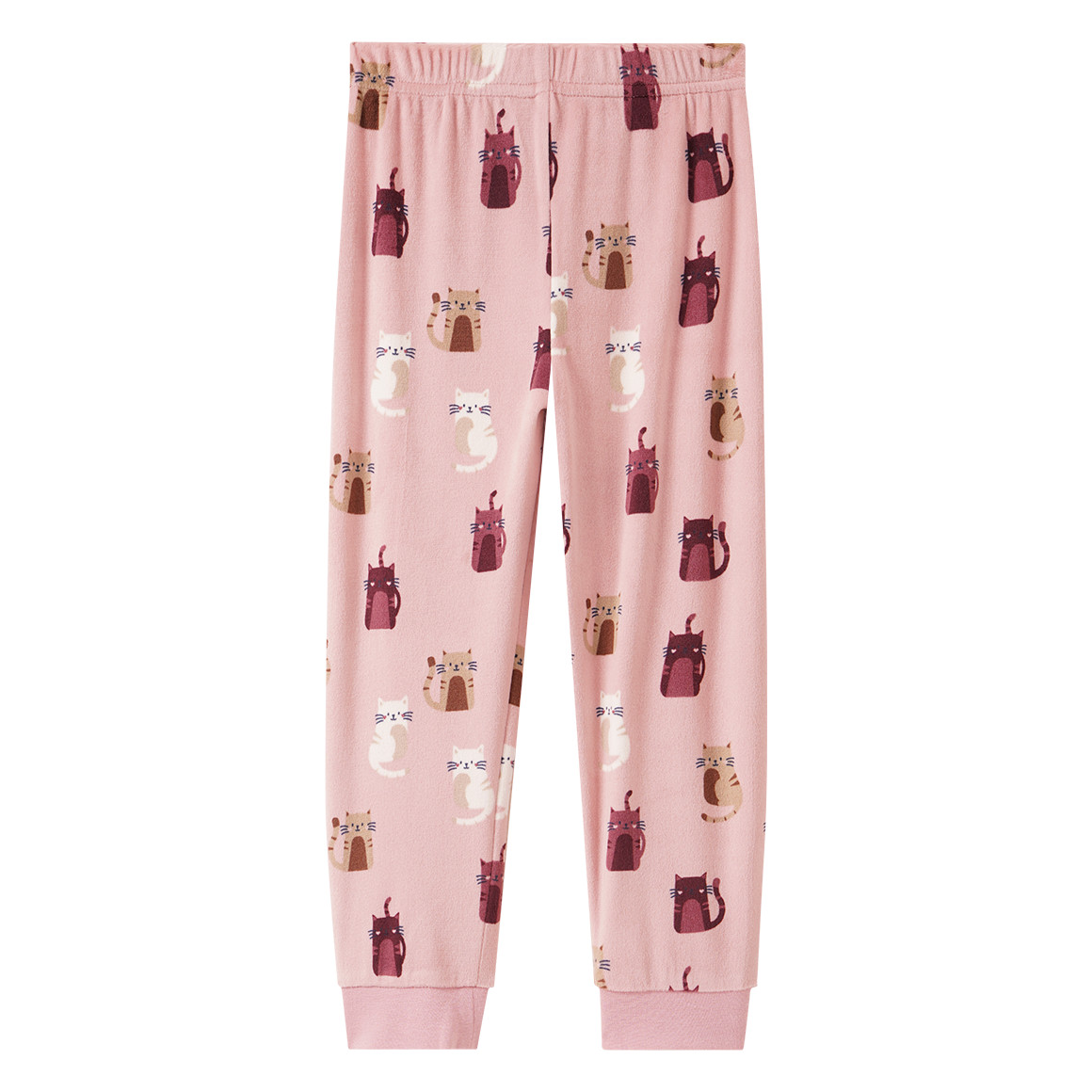 Mädchen Schlafanzug mit Katzen-Motiven