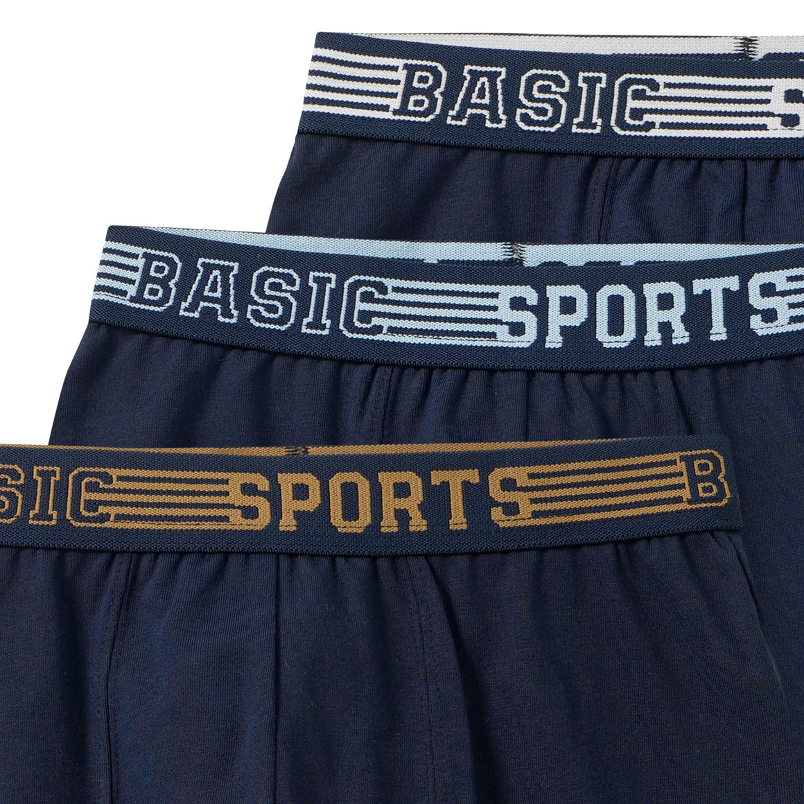 3 Jungen Boxer mit elastischem Webbund