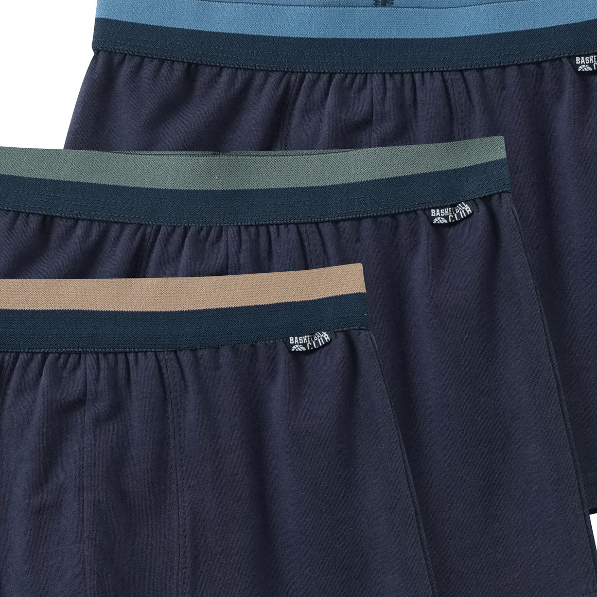 3 Jungen Boxer unifarben