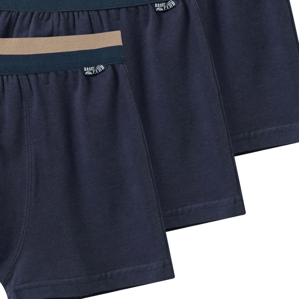 3 Jungen Boxer unifarben