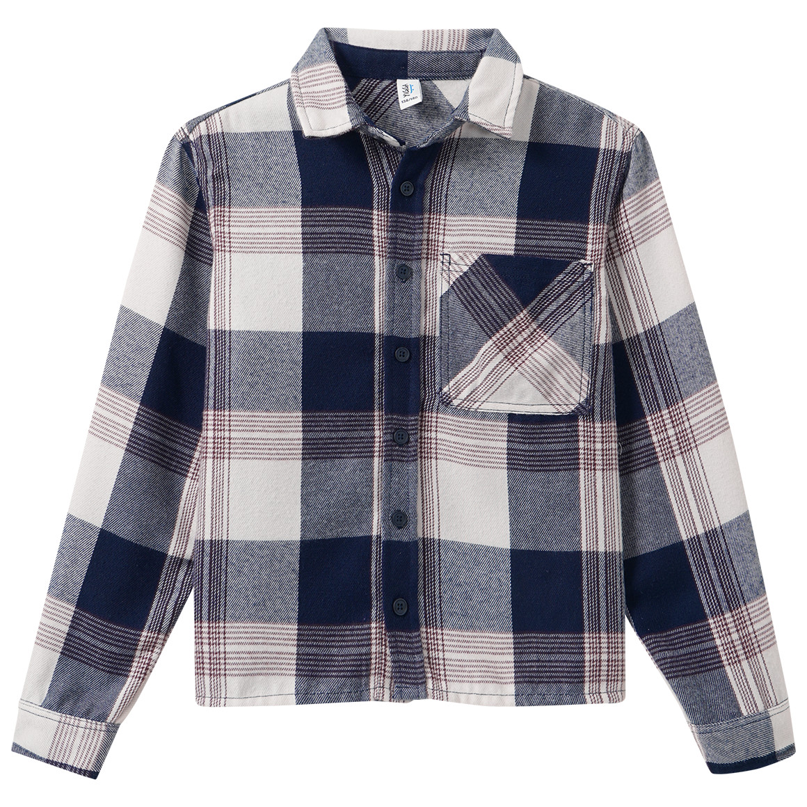 Jungen Hemd mit Karo-Muster