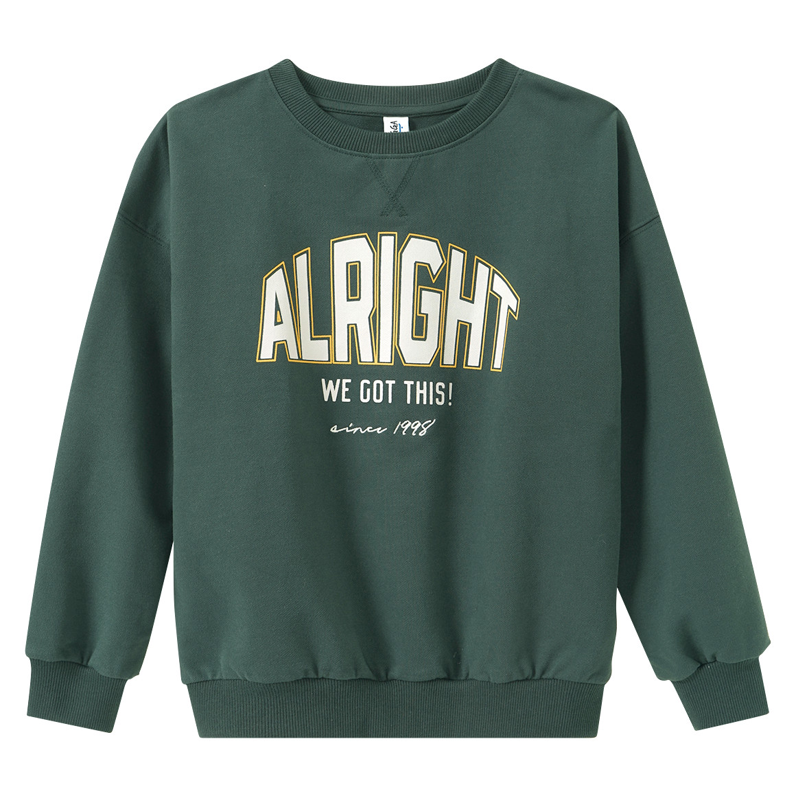 Jungen Sweatshirt mit Brust-Print
