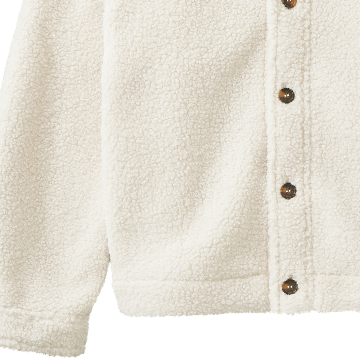 Jungen Teddyjacke mit Knopfleiste