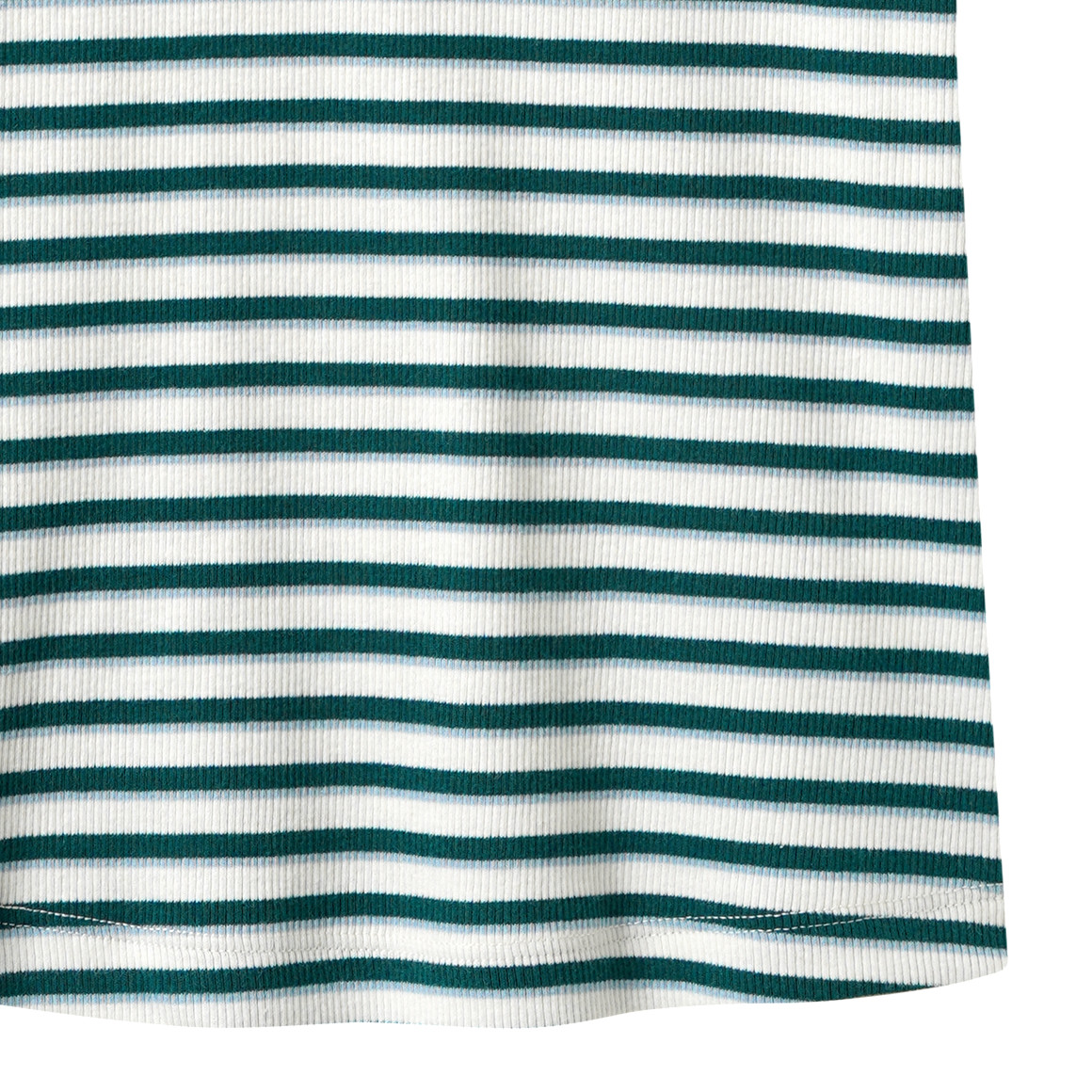 Mädchen T-Shirt mit Rippstruktur