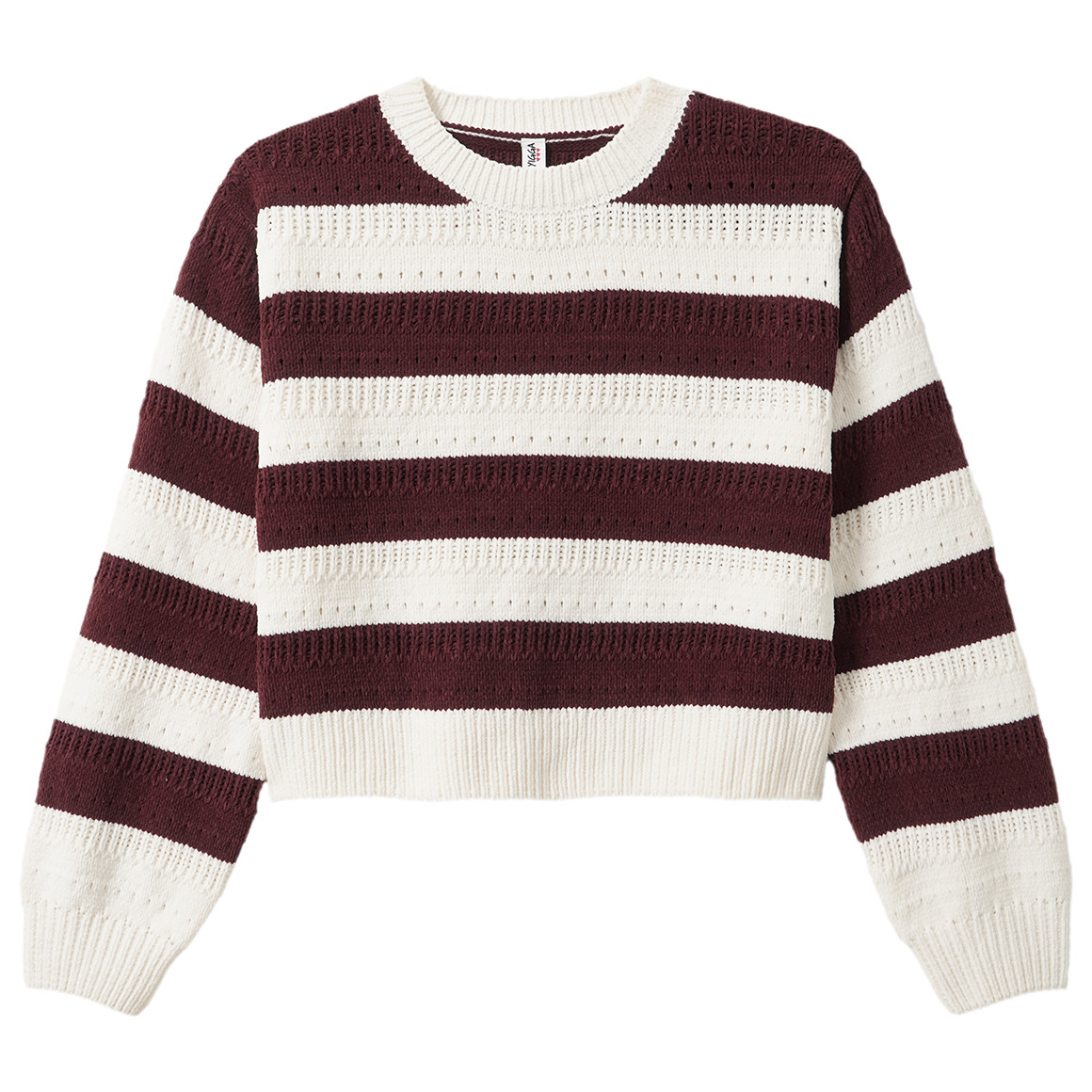 Mädchen Pullover mit Blockstreifen