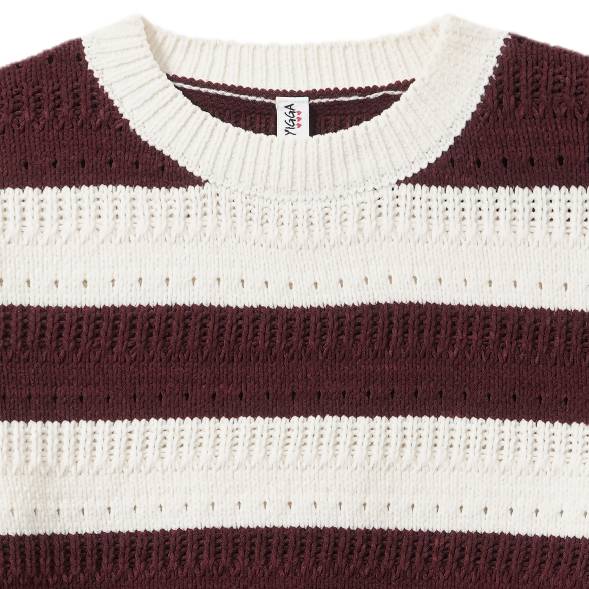 Mädchen Pullover mit Blockstreifen