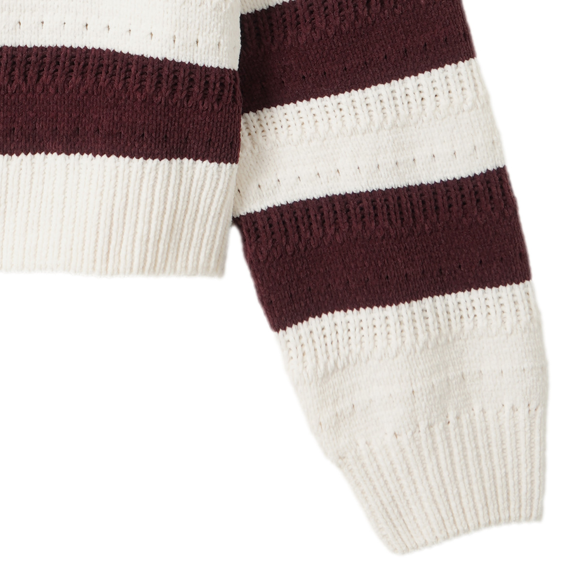 Mädchen Pullover mit Blockstreifen