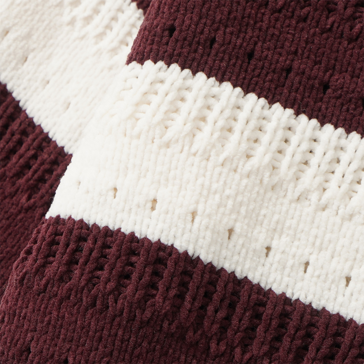 Mädchen Pullover mit Blockstreifen