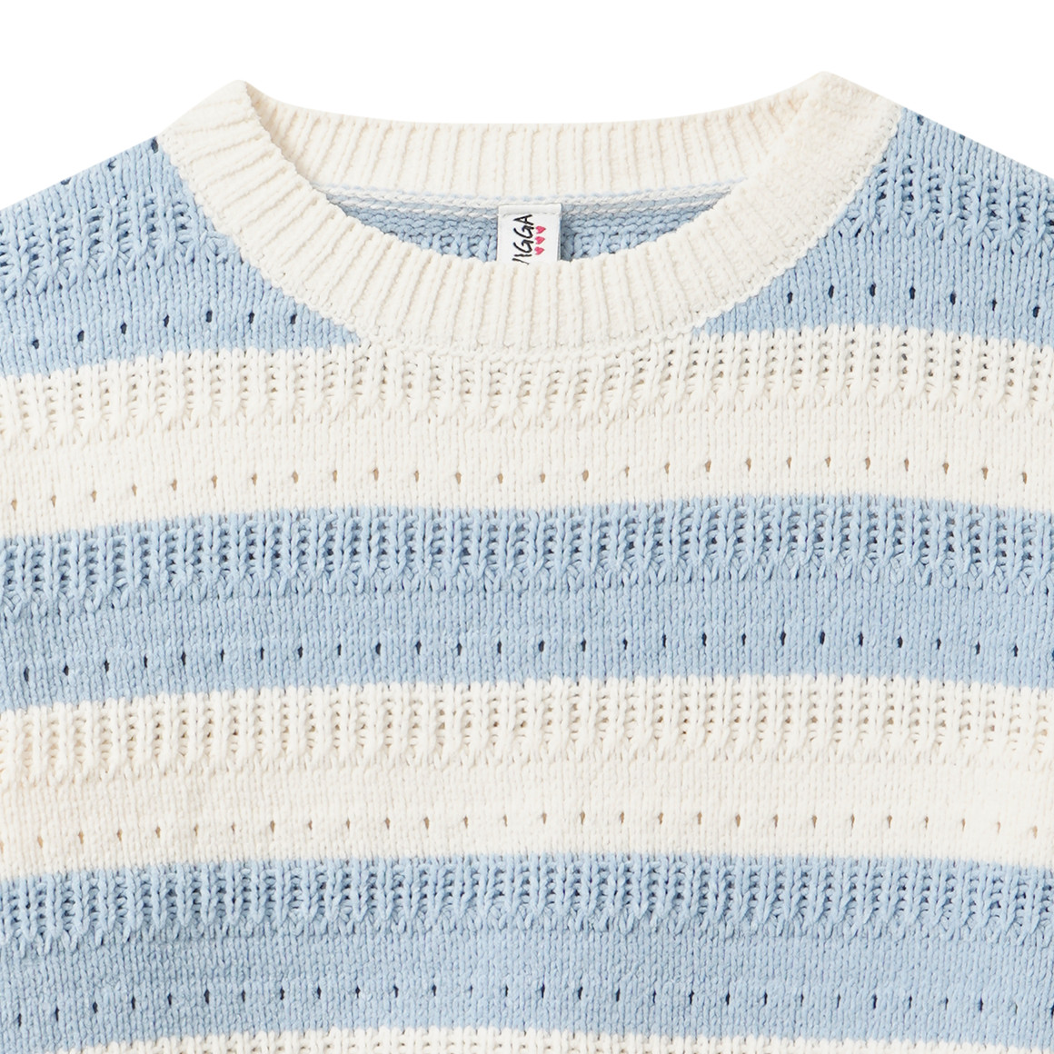Mädchen Pullover mit Blockstreifen
