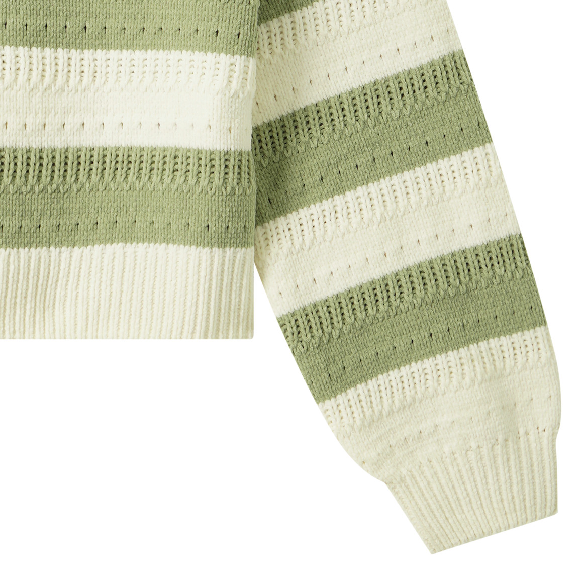 Mädchen Pullover mit Blockstreifen
