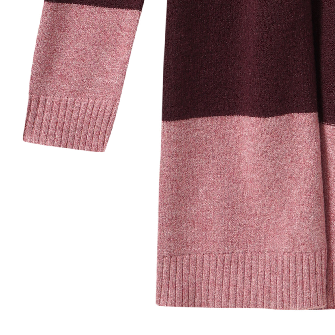 Mädchen Strickjacke mit Blockstreifen